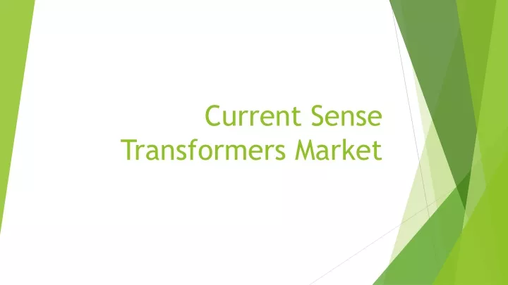 current sense transformers market