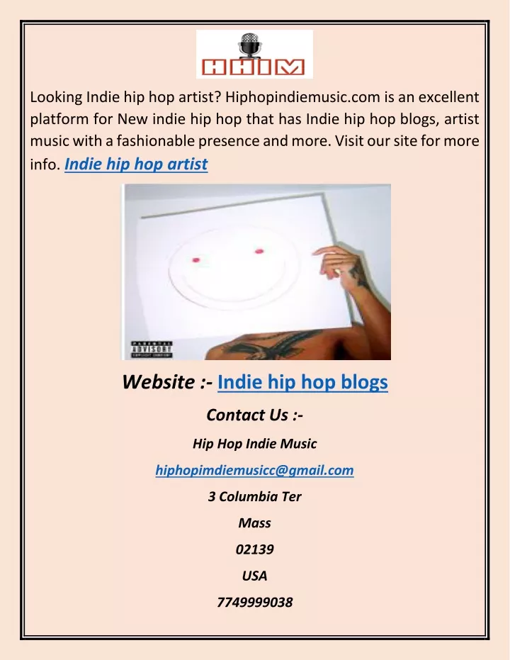 looking indie hip hop artist hiphopindiemusic