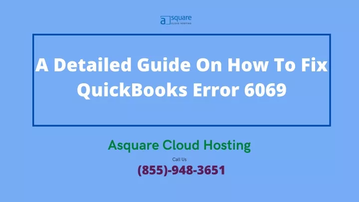 a detailed guide on how to fix quickbooks error