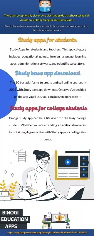 Study apps for college students is a life menial for busy college mates