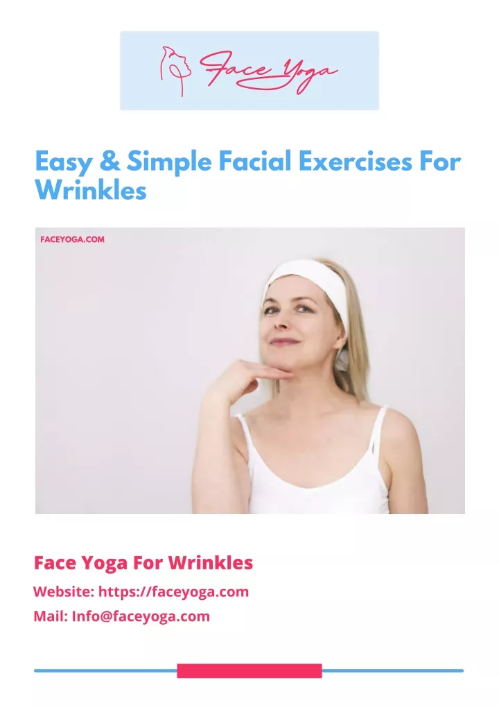 easy simple facial exercises for wrinkles