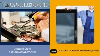 Tv Repair Services in Jacksonville, Florida | Advance Electronic Tech