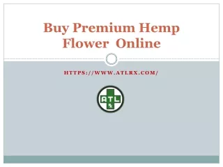 Buy Premium Hemp Flower  Online - Atlrx