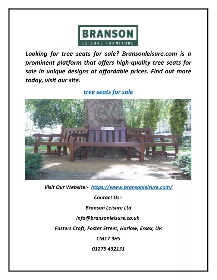 looking for tree seats for sale bransonleisure