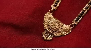 Popular Wedding Necklace Types