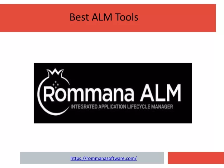 best alm tools