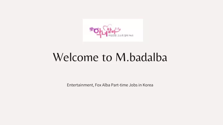 welcome to m badalba