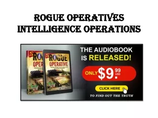 Rogue operatives Intelligence operations
