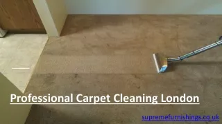 Professional Carpet Cleaning London