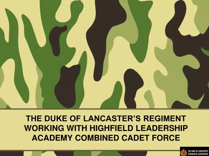 the duke of lancaster s regiment working with highfield leadership academy combined cadet force
