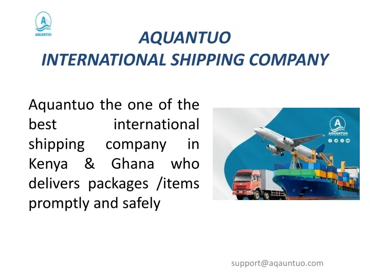 aquantuo international shipping company