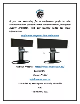if you are searching for a conference projector