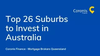 Top Suburbs to Invest in Australia 2021