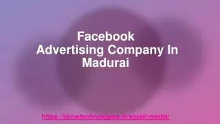 Facebook Advertising Company In Madurai