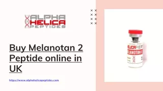 Buy Melanotan 2 Peptide Online in UK - Alpha Helica Peptides