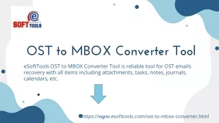 OST to MBOX Converter Tool