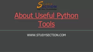 about useful python tools