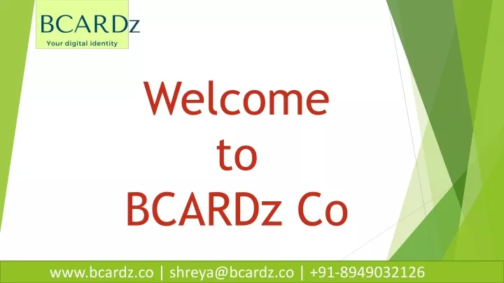 welcome to bcardz co