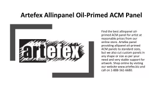Artefex Allinpanel Oil-Primed ACM Panel