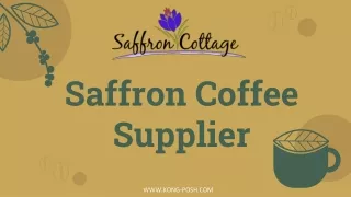 saffron coffee supplier