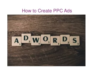 How to Create PPC Ads