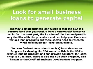 business loan recovery