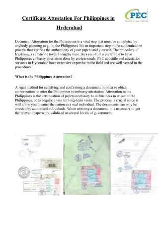 Philippines attestation in Hyderabad-pdf