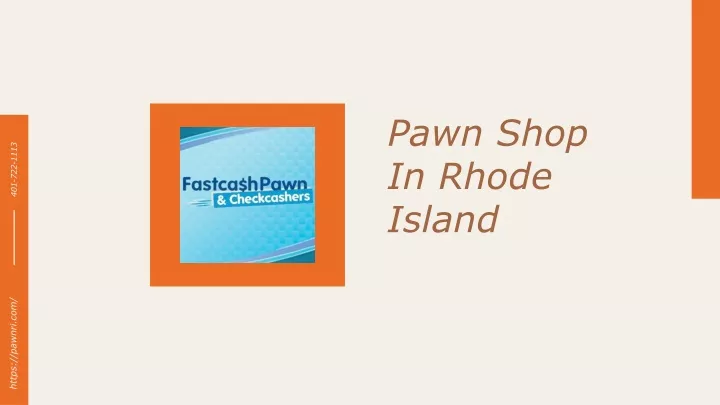 pawn shop in rhode island