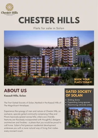 Flats for sale in Solan - Chester Hills