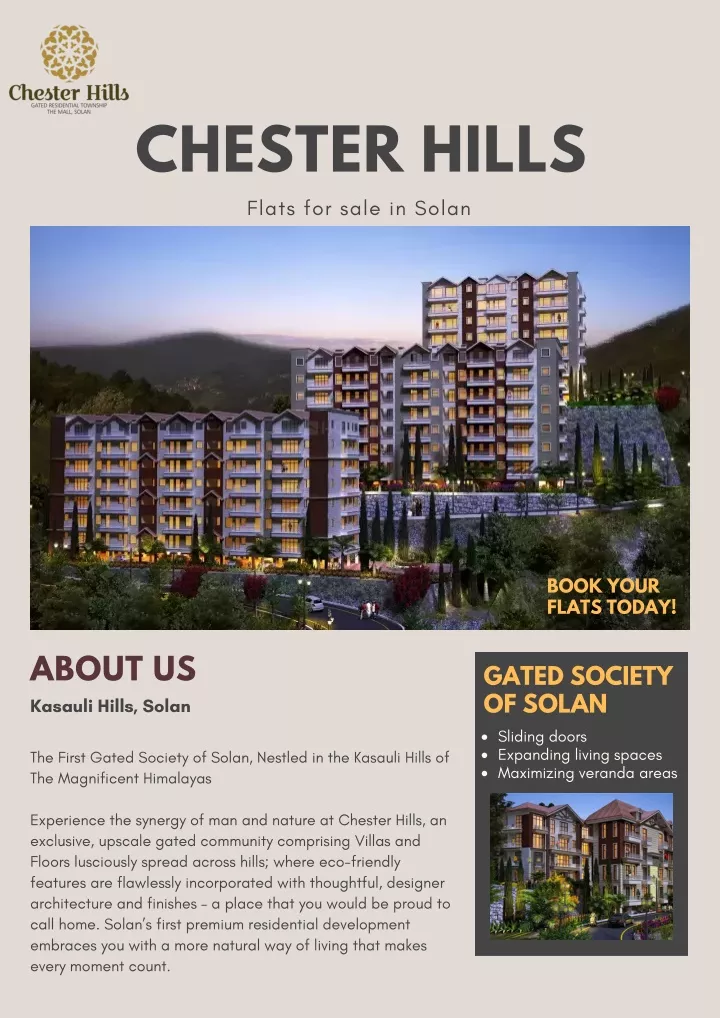 chester hills flats for sale in solan