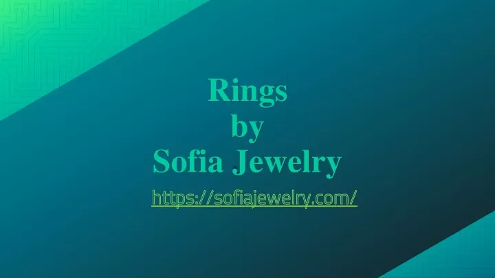rings by sofia jewelry