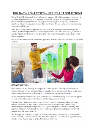 big data analytics helical it solutions