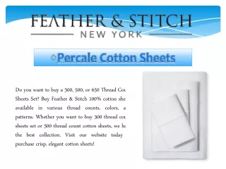 percale cotton sheets