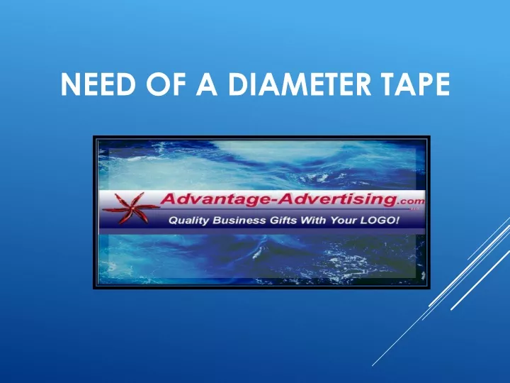 need of a diameter tape