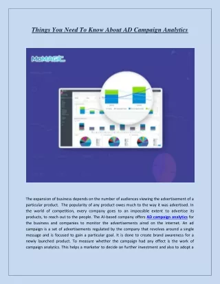 things you need to know about ad campaign