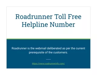 Roadrunner Toll Free Number 1(833)836-0944 Roadrunner Customer Support