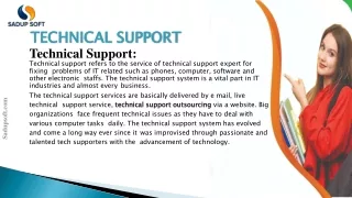 technical support