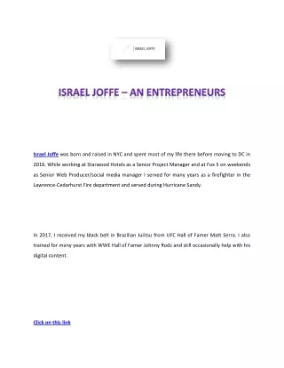 Israel Joffe