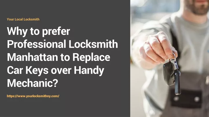 your local locksmith
