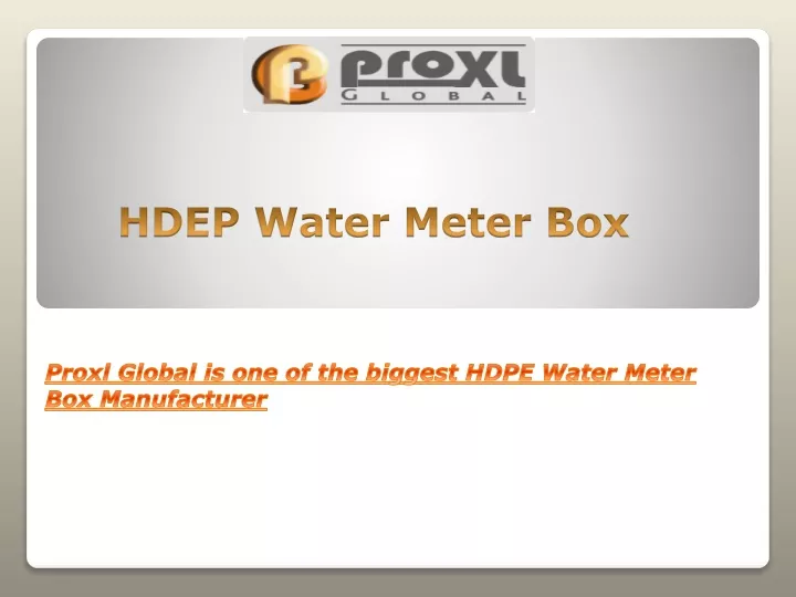 hdep water meter box