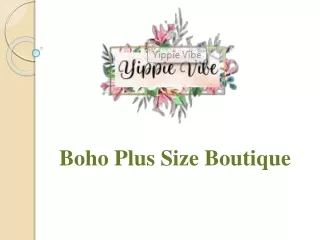 boho plus size boutique
