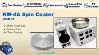 KW-4A Spin Coater - Oil-less vacuum pump, 3 vacuum chucks