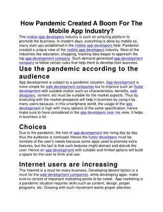 how pandemic created a boom for the mobile
