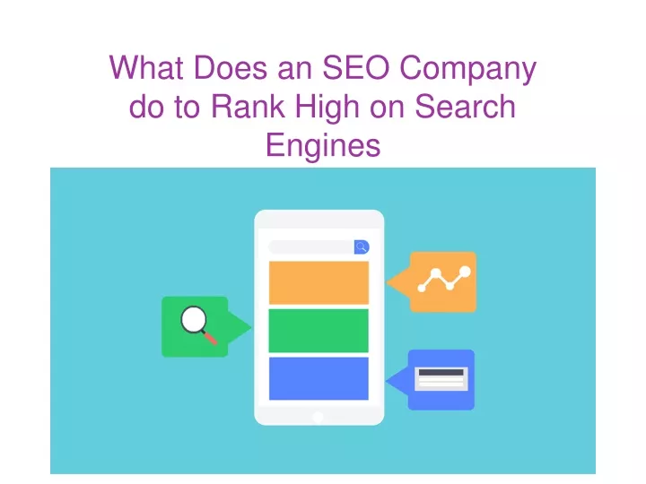 what does an seo company do to rank high on search engines