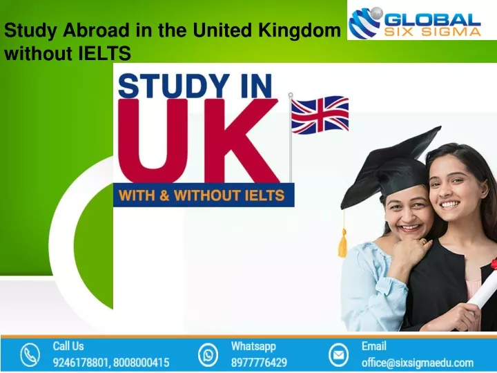study abroad in the united kingdom without ielts