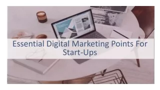 Essential Digital Marketing Points For Start-Ups