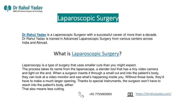 laparoscopic surgery