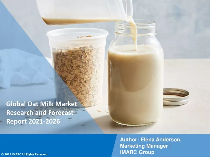 global oat milk market research and forecast
