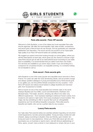 girls students n 1 par i s esc o rt ag en c y