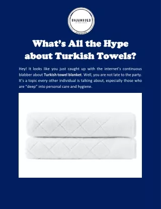 How To Find The Best Turkish Towels Online In New Jersey | Unjumbold